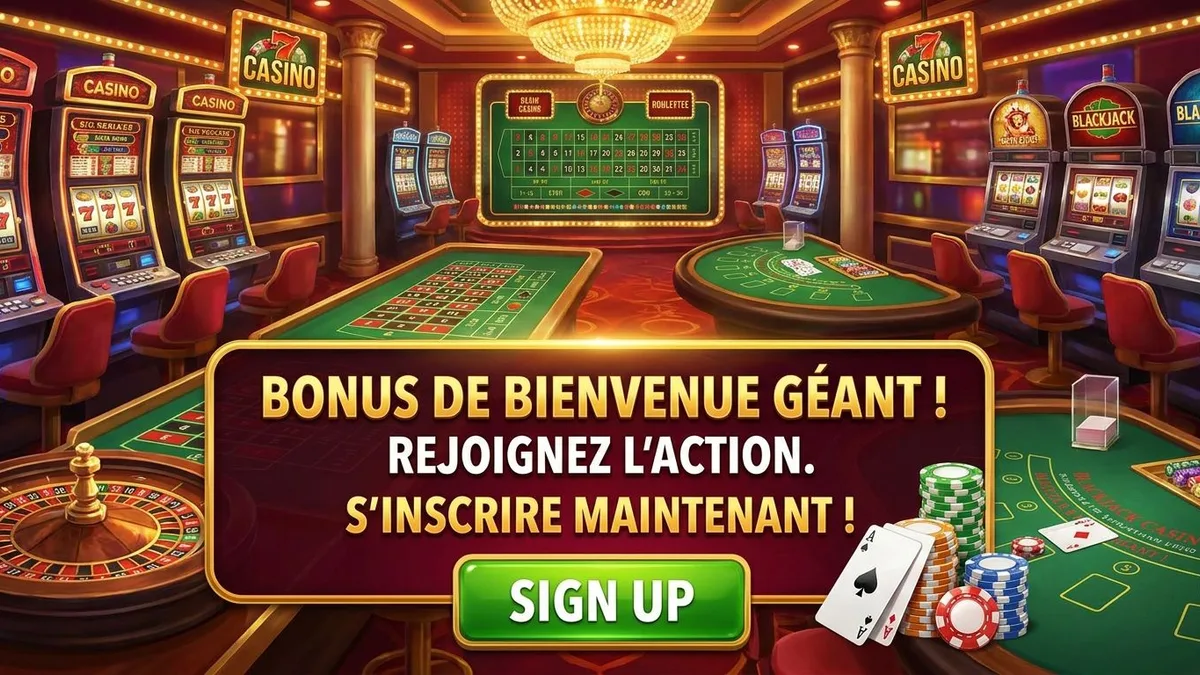 Inscription avec bonus